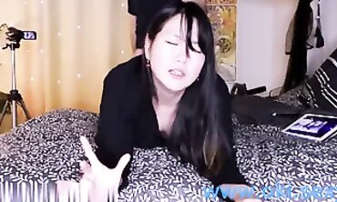 barely legal Korean Beauty Takes a Huge Western Dick