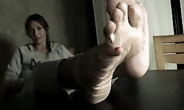 POV Milf Teases You to Worship and Munch Her Feet