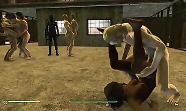 Latina Dolls Escape Prison for a Wild Outdoor Gangbang