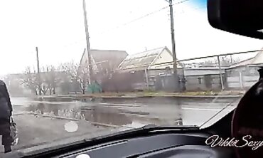 Russian MILF VikkiSexy Flashes and Masturbates in Public