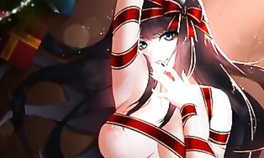 Megafap Anime JOI Christmas Challenge Compilation