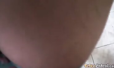Filipina MILF Honey Rails Big Black Dick in POV
