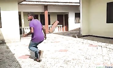 Viral Ebony Amateur Gets Hardcore BBC Fuck in Public Church