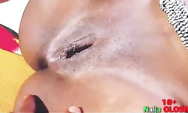 Juicy Naija Babe Salma Gets Down With Thick Black Cock