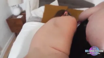 Plus-Size Hotty Gets Fucked in a Wild Threesome