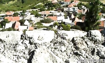 Aische Pervers Gets Smashed at a Historical Castle