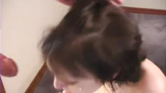 Bisexual MILF Home Orgy with Blowjob and Creampie