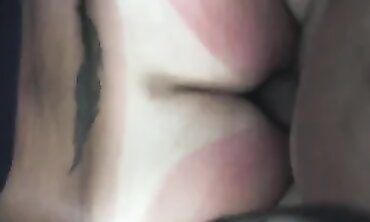 POV Creampie: Suntanned MILF Takes Deep Anal