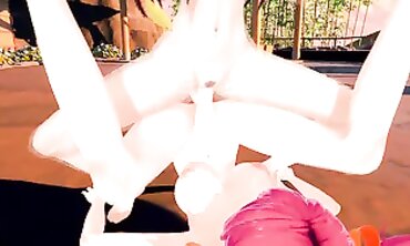 Sherria Blendy & Erza Scarlet in Futa Hentai Action