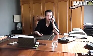 Celine de: Ultra-Cutie Office Newbie Gets Hardcore Casting Fun