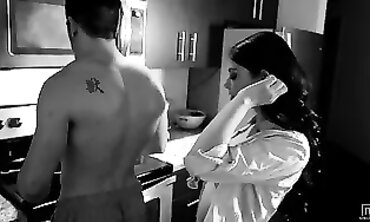 Hot Blonde MILF Teaches barely legal Couple How To Have Mind-Blowing Orgasmic Intercourse