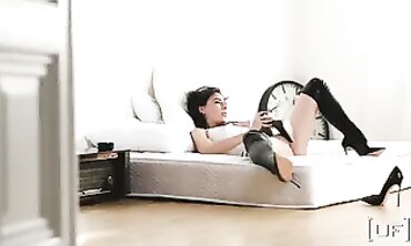 Lorena Garcia in Sexy Boots and High Heels