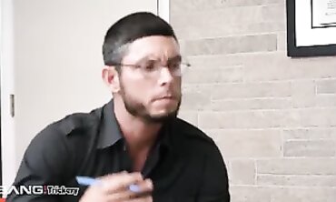 Trickery - Phat Boob Hispanic Porks Counselor while her Ex-Wifey Witnesses