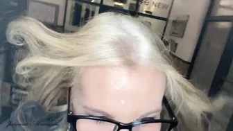 Joanna Meadows 2021 Outdoor Cumwalk Selfie
