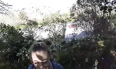 POV Outdoor Blowjob With Anya Olsen