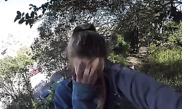 POV Outdoor Blowjob With Anya Olsen