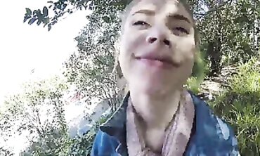 POV Outdoor Blowjob With Anya Olsen