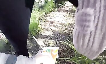 POV Outdoor Blowjob With Anya Olsen