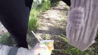 POV Outdoor Blowjob With Anya Olsen