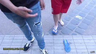 POV: Dan & Dean Meet a Curvy Bimbo at the Metro