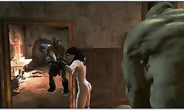 Fallout 76: Monster Gangbang with Bimbos