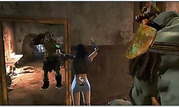 Fallout 76: Monster Gangbang with Bimbos