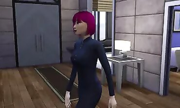 Asian MILF Catches Stepson Masturbating In Front Of The Computer