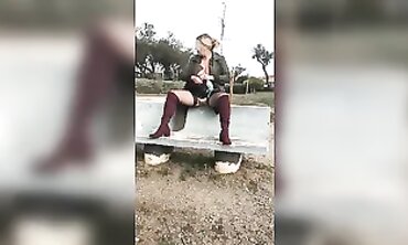 French MILFS Flapper Dancer Striptease - Sexy Old Lady Shows Off Her Body
