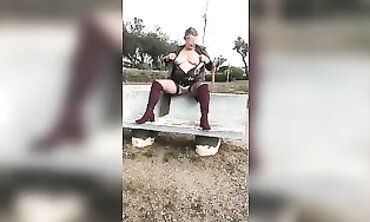 French MILFS Flapper Dancer Striptease - Sexy Old Lady Shows Off Her Body