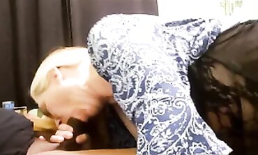 Grandma's Mature Heart Sucks On A barely legal Stud - Old Lady Sex