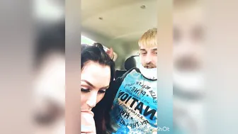 College Girl Gets Picked Up and Blows Daddy's Big Dick