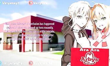 Sugar Waifu Gives Shaft Slider Titjob at Ara Ara Arbys ASMR