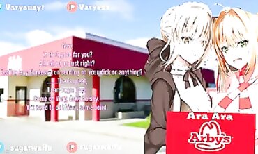 Sugar Waifu Gives Shaft Slider Titjob at Ara Ara Arbys ASMR