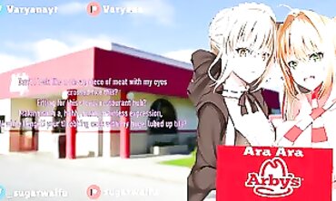 Sugar Waifu Gives Shaft Slider Titjob at Ara Ara Arbys ASMR