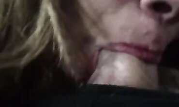 Secret Stepdad Blowjob Ends in a Massive Cum-In-Mouth Creampie