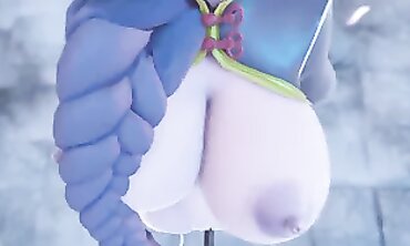 MMD Cosplay: Rough Sex with Huge Tits and Big Ass