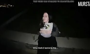 Russian Brunette Gets Plowed by Security Guard Overnight