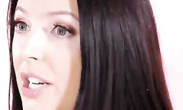 Uber-cute PLUS-SIZE And Aussie Pornographic star Angela Milky Having Hook-up