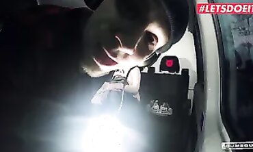 Scarlett Rose Takes Thick Black Cock In Hidden Cam Truck
