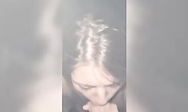 Queen Balcony Sesh - Sexy Brunette Teasing in Lingerie & High Heels