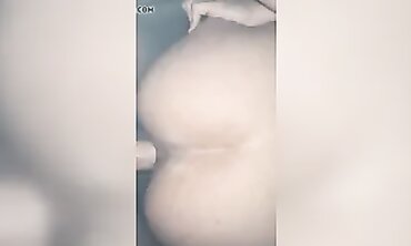 Queen Balcony Sesh - Sexy Brunette Teasing in Lingerie & High Heels