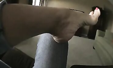 POV: MILF Shows Off Her Soles
