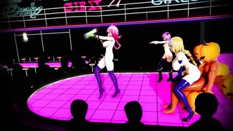MMD: Raunchy Halloween Candy Lesbian Masturbation