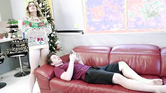 Cory Chase Gives Her Stepson a Naughty Christmas Creampie