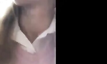 Honey Blond Masturbates in an Outdoor Restroom