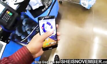Stepdaughter's First Time: Rough Public Restroom Sex