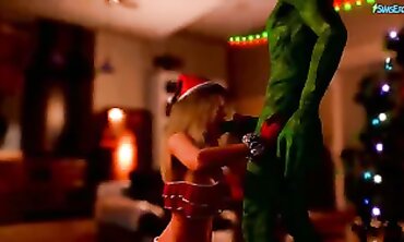 3D-Anime New Year's Celebration with The Grinch - Funny & Entertaining