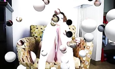 Erin Evelyn's Elf Anal Play With Dildo And Ahegao