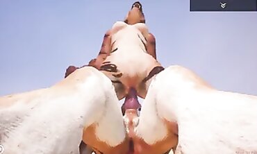 INSANE LIFE KIRA: Tiger Unshaved POV Anal