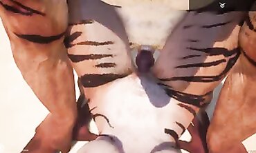 INSANE LIFE KIRA: Tiger Unshaved POV Anal